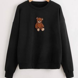 Black sweatshirt-oversized